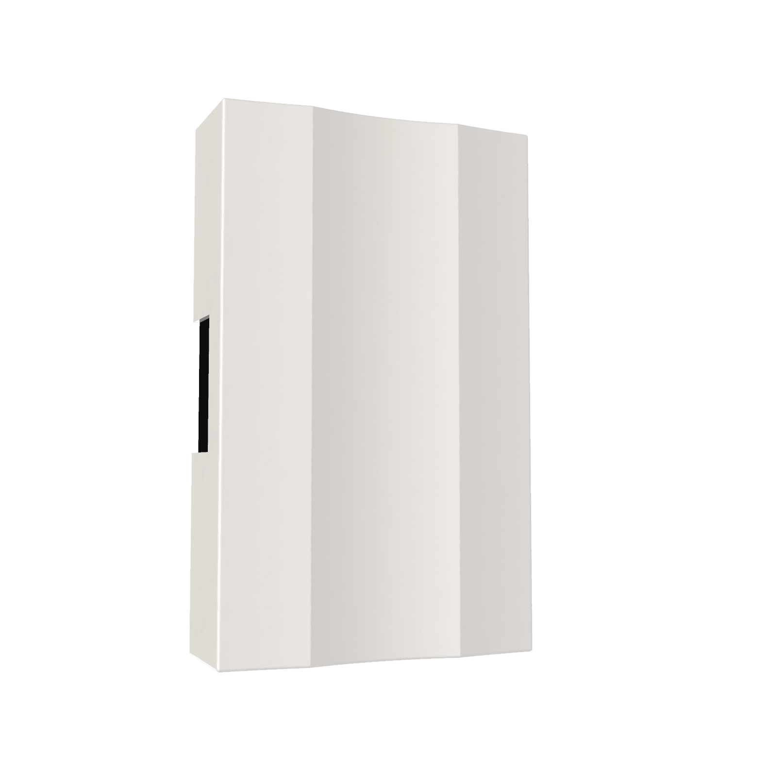 Wired mechanical doorbell side view
